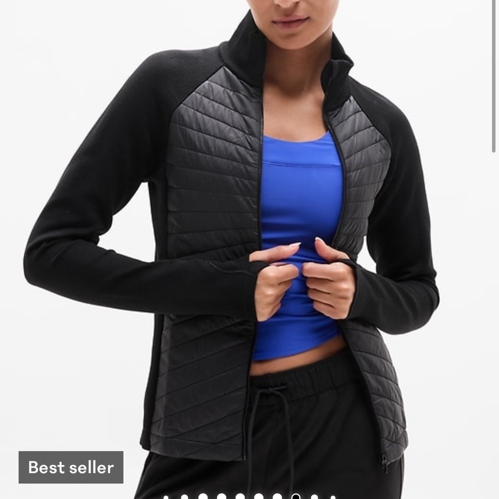 Athleta Women's Black Quilted Jacket